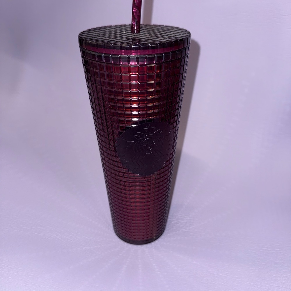 Starbucks Textured Tumbler - Maroon Burgundy